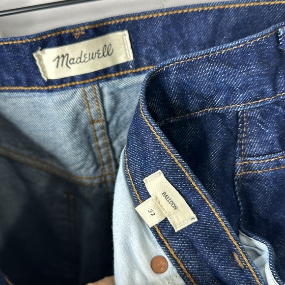 Madewell Balloon Jeans in Rinse Wash 32 - Picture 7 of 8